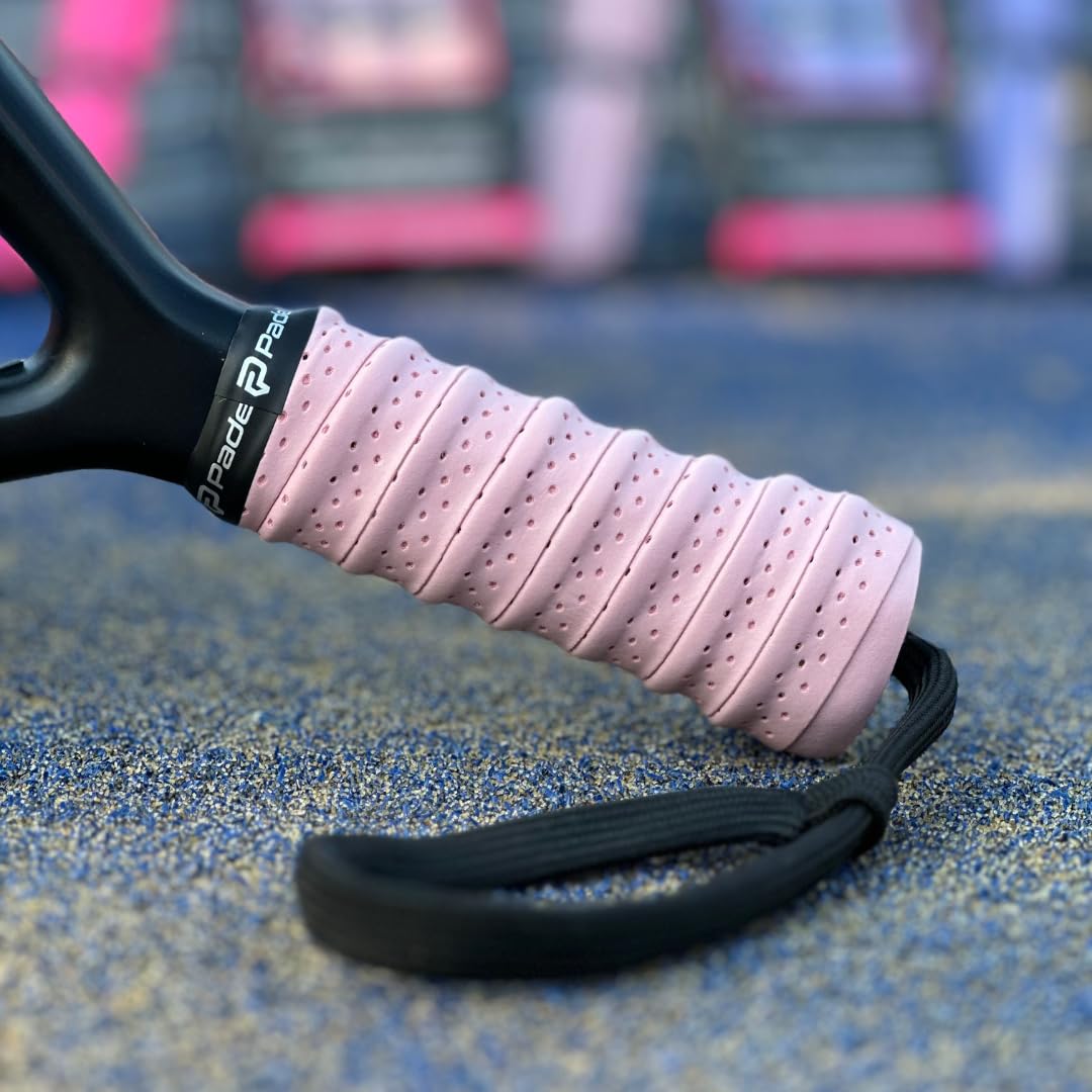 BOLD ComfortMax™ Overgrip | Overgrip perforato ed ergonomico per padel, tennis, badminton, squash, racketball, assorbe il sudore, antiscivolo, durevole