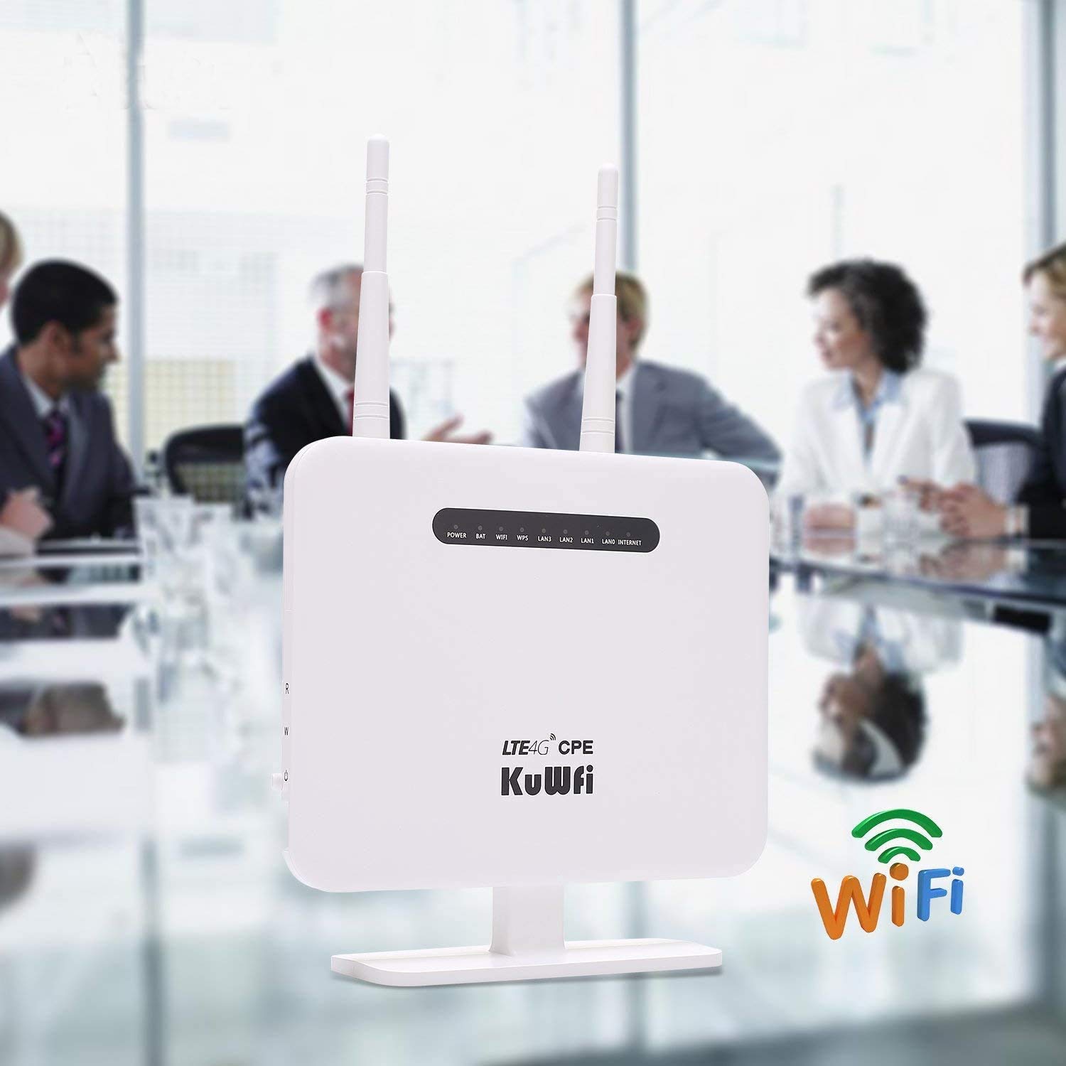 Buy 4G LTE CPE Router, Unlocked 300Mbps Wireless Router with SIM Card