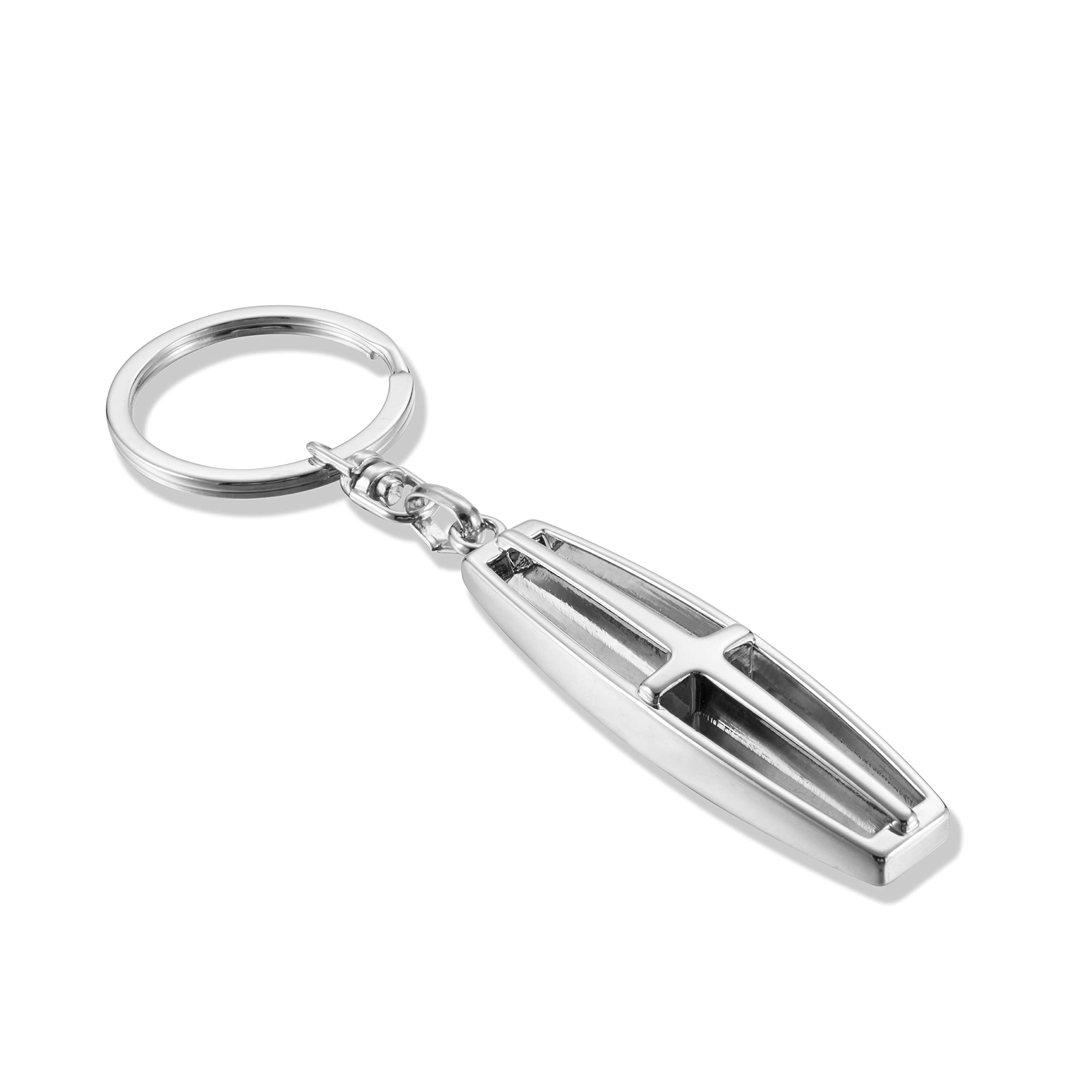 XIANGPICHI 3D Chrome Car Logo Alloy Key Ring Keychain Car Accessories