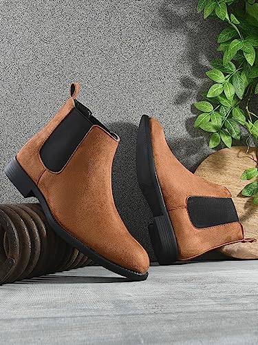 Image of HiREL'S Men's Suede Outdoor Every Day Chelsea Boots