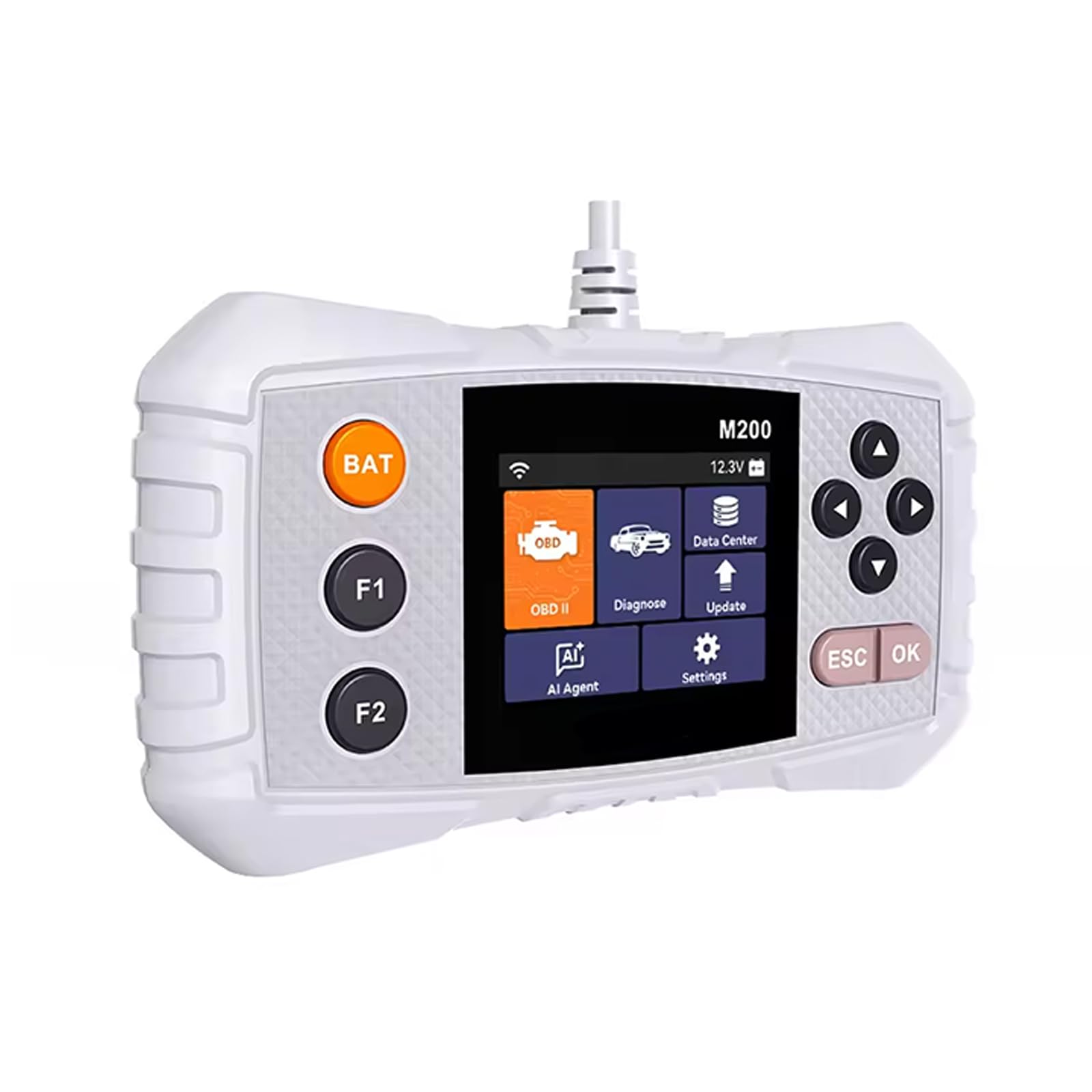 Scanner diagnostico per veicoli con schermo a colori, strumento di controllo collegato con cavo per leggere i guasti del motore, cancellazione dei codici, Plug and Play, scanner diagnostico per auto
