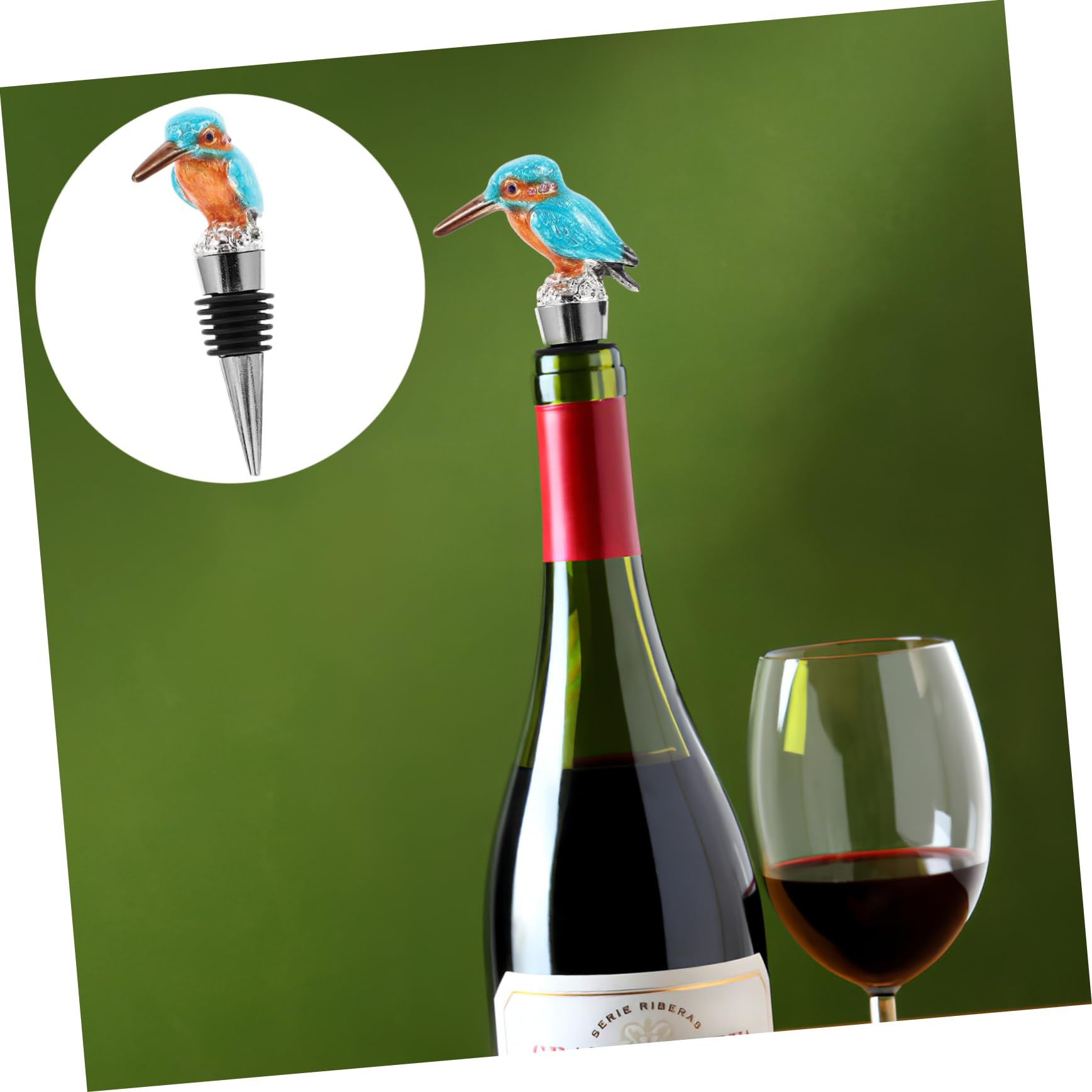 12 Tappi Per Vino In Legno Cabilock – Tappi A Cono Riutilizzabili, Misura 3,5x2,9x1,95 Cm, Beige, Per Bottiglie Di Vetro - 6
