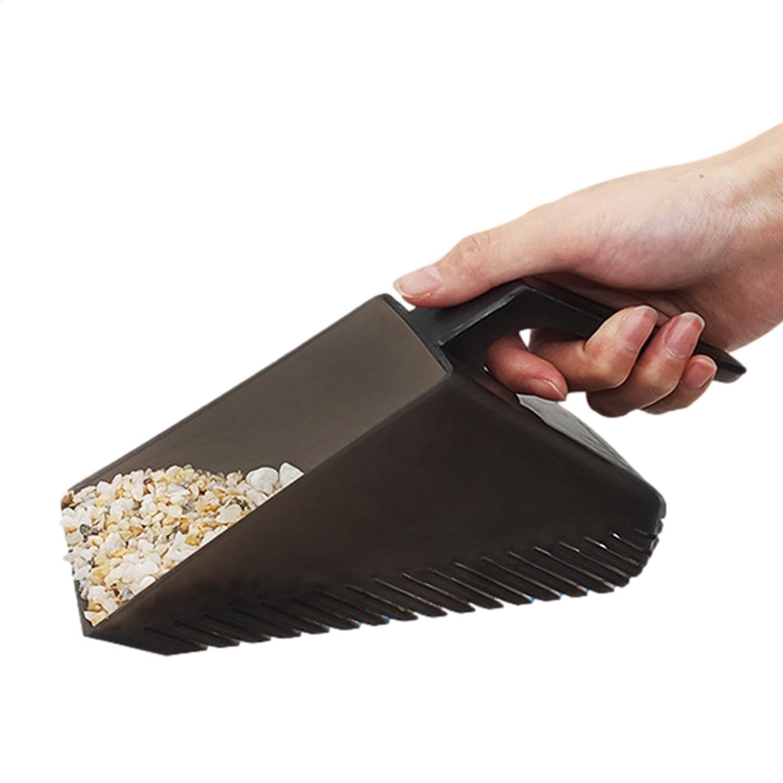 Aquarium Shovel - Sand Scraper and Gravel Filter | Mud Bottom Cleaner for Aquariums, Corner Planting Scoop, Aquarium Terrarium Tools, for Pets for Fish Tank