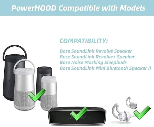 Cargador UL compatible con Bose SoundLink Mini II y SoundLink Revolve Bluetooth cargador de altavoz y adaptador de pared Sleepbuds con