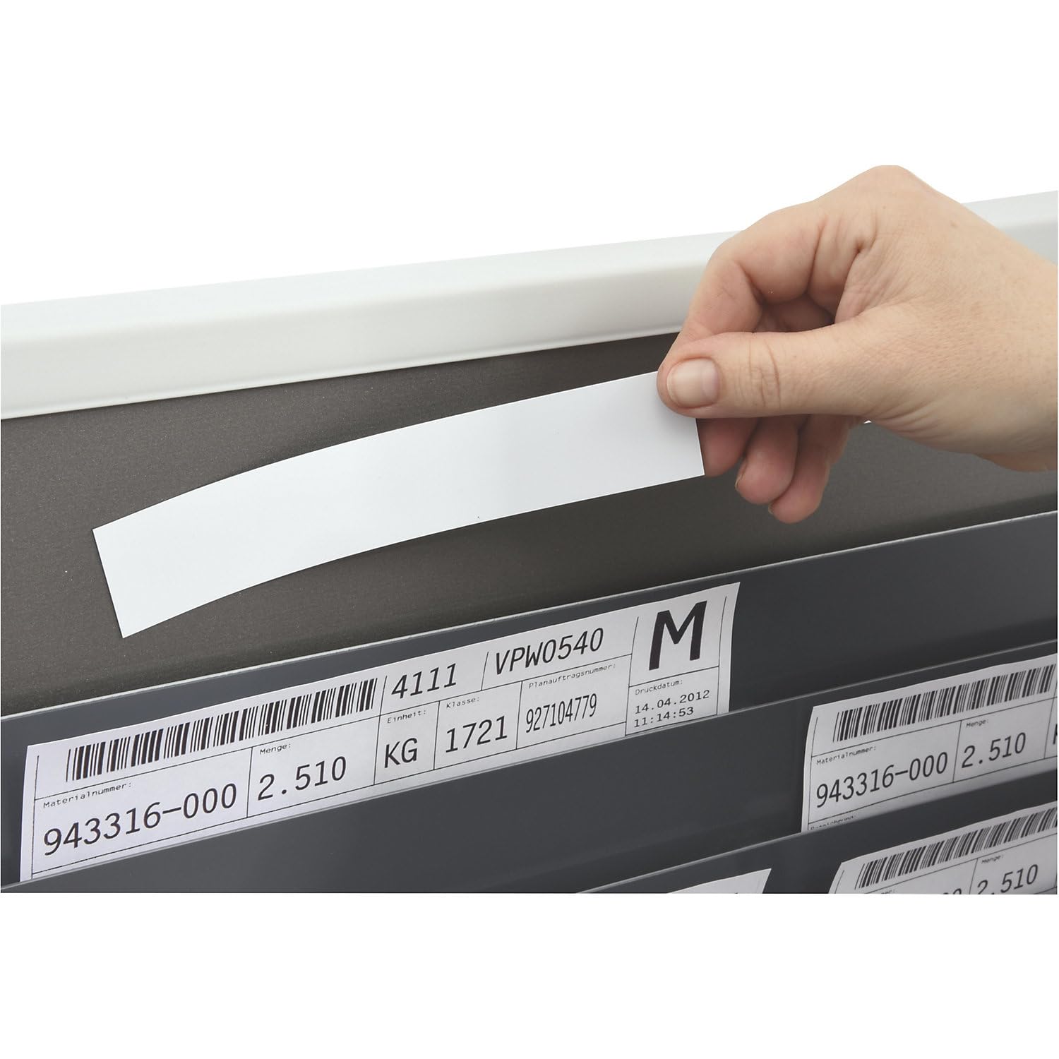 Sistema di smistamento documenti, 25 scomparti, altezza 1350 mm, colonna indice.