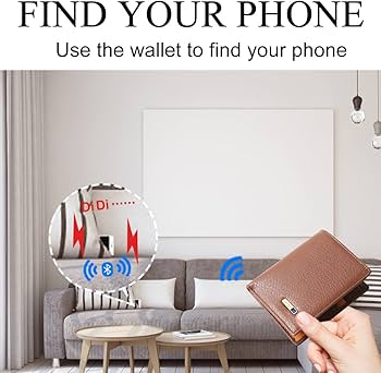 Amazon.com: Wallet with Tracker for Men Wallet with GPS Tracker