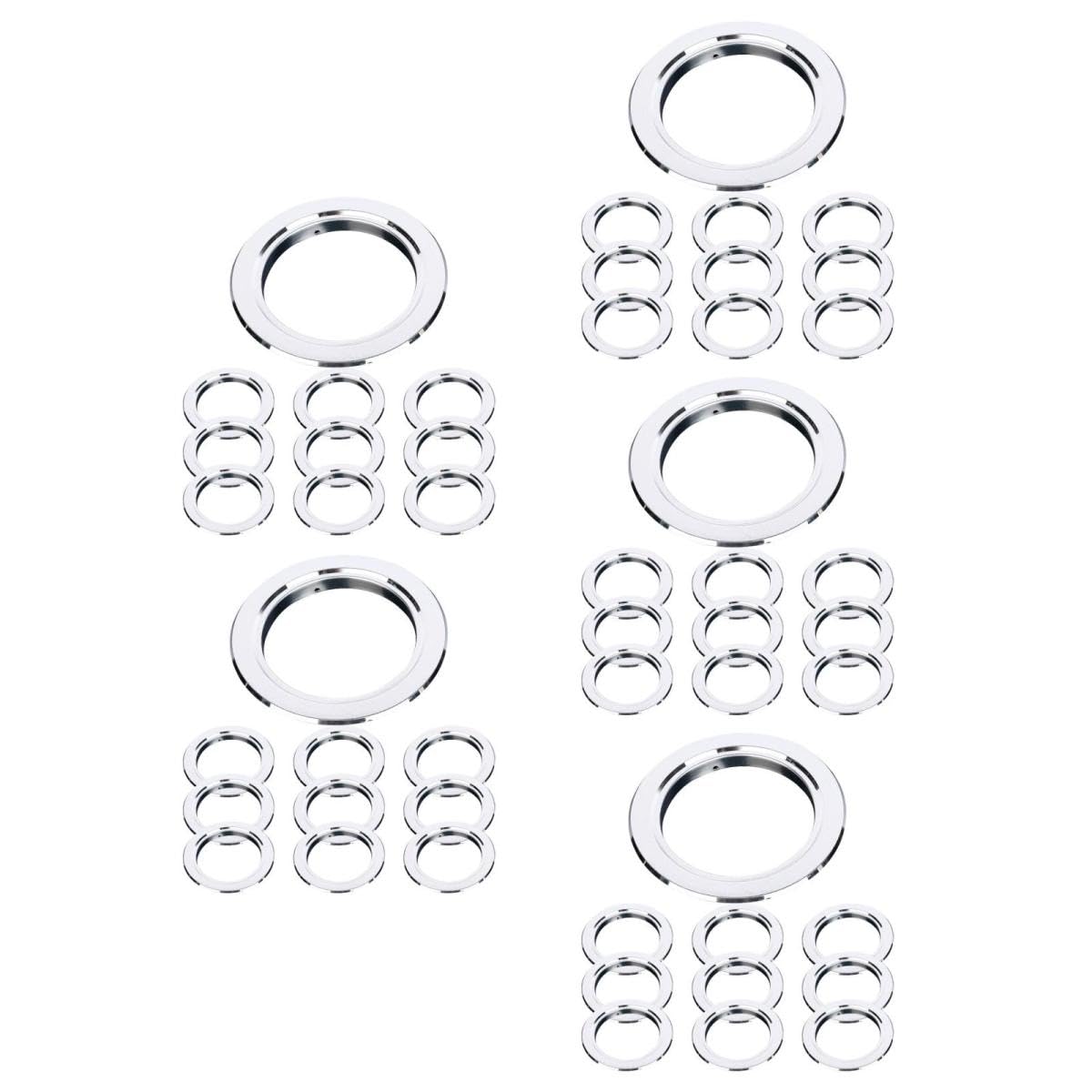 Sosoport 5 Juegos Caja Nido para Loros Disuasivo De Palomas Pajarera Comedero para Pájaros para Ventana Enjaulado Protector Jaulas Cacatúa Acero Inoxidable Silver 10 Uds * 5