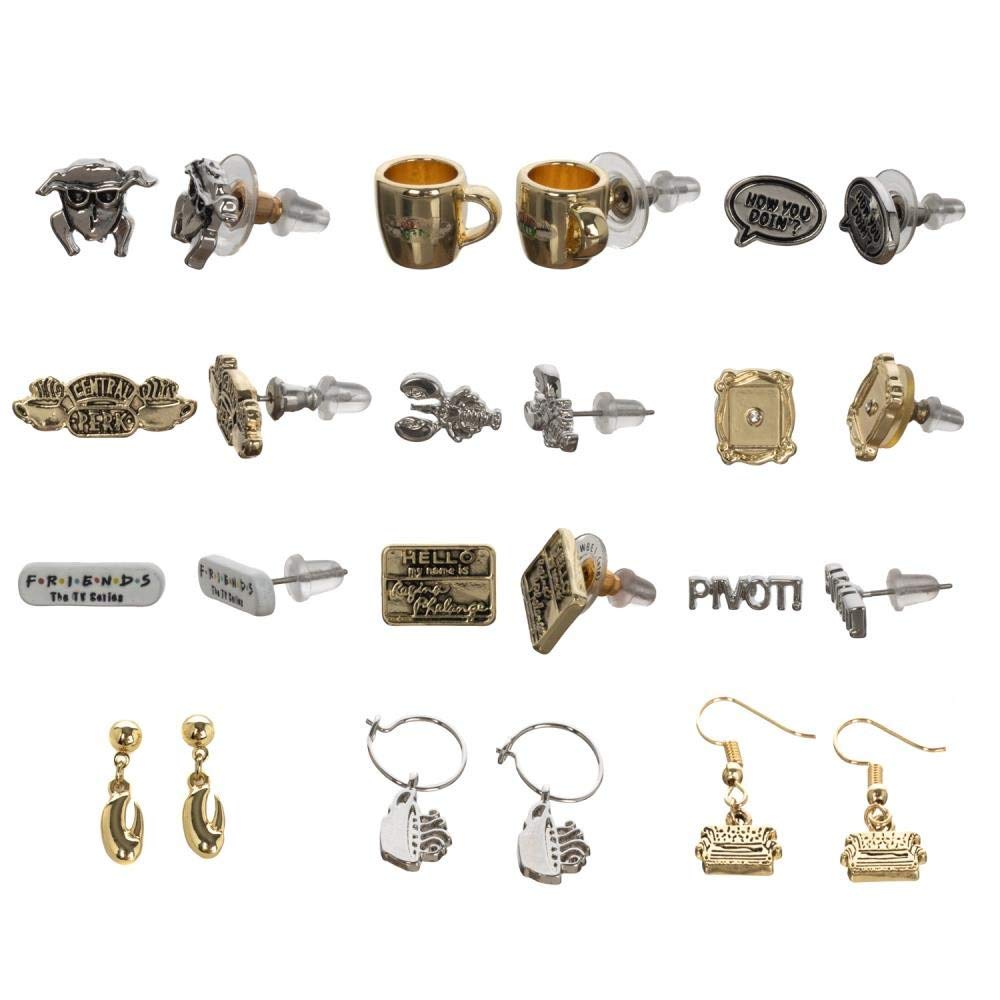 Bioworld Friends Multi-Pack Womens Fashion Earrings