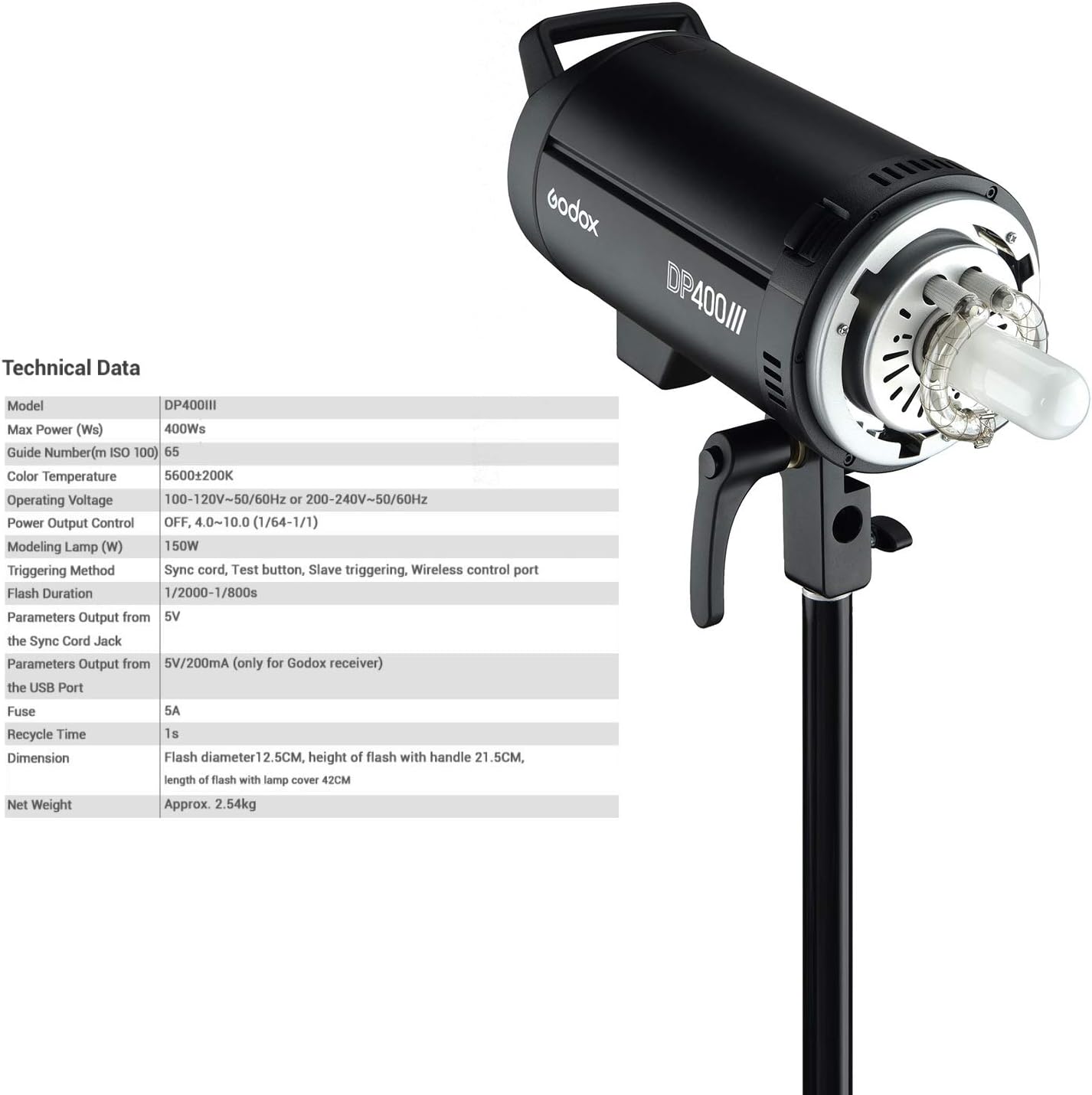 Blасk Frіdау Clеаrаnсе Godox DP400III Studio Flash Light 400Ws 2.4G Wireless X System Strobe Lighting with Bowens Mount 5600K Color Temperature Photography Flashes for Wedding Portrait Fashion Advertising Shooting Bеѕt Cуbеr Dеаlѕ 🔥 Godox DP400III Studio Flash Light 400Ws 2.4G Wireless X System Strobe Lighting with Bowens Mount 5600K Color Temperature Photography Flashes for Wedding Portrait Fashion Advertising Shooting