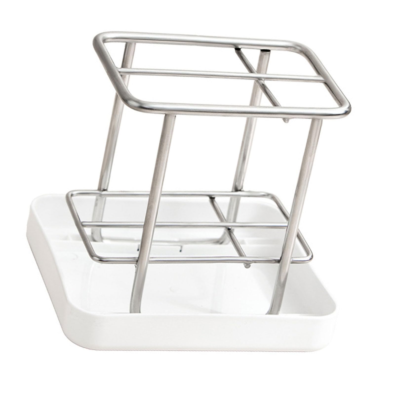 Kalttoy Multicolor Space Saving Toothbrush Storage Rack Craft Of Stainless Steel And Pp For Hygienic Bathroom Wall Mounted Toothbrush Holder