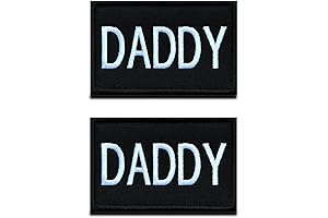 Durable 'Daddy' Tactical Velcro Patch: A Badge of Pride for Super Dads