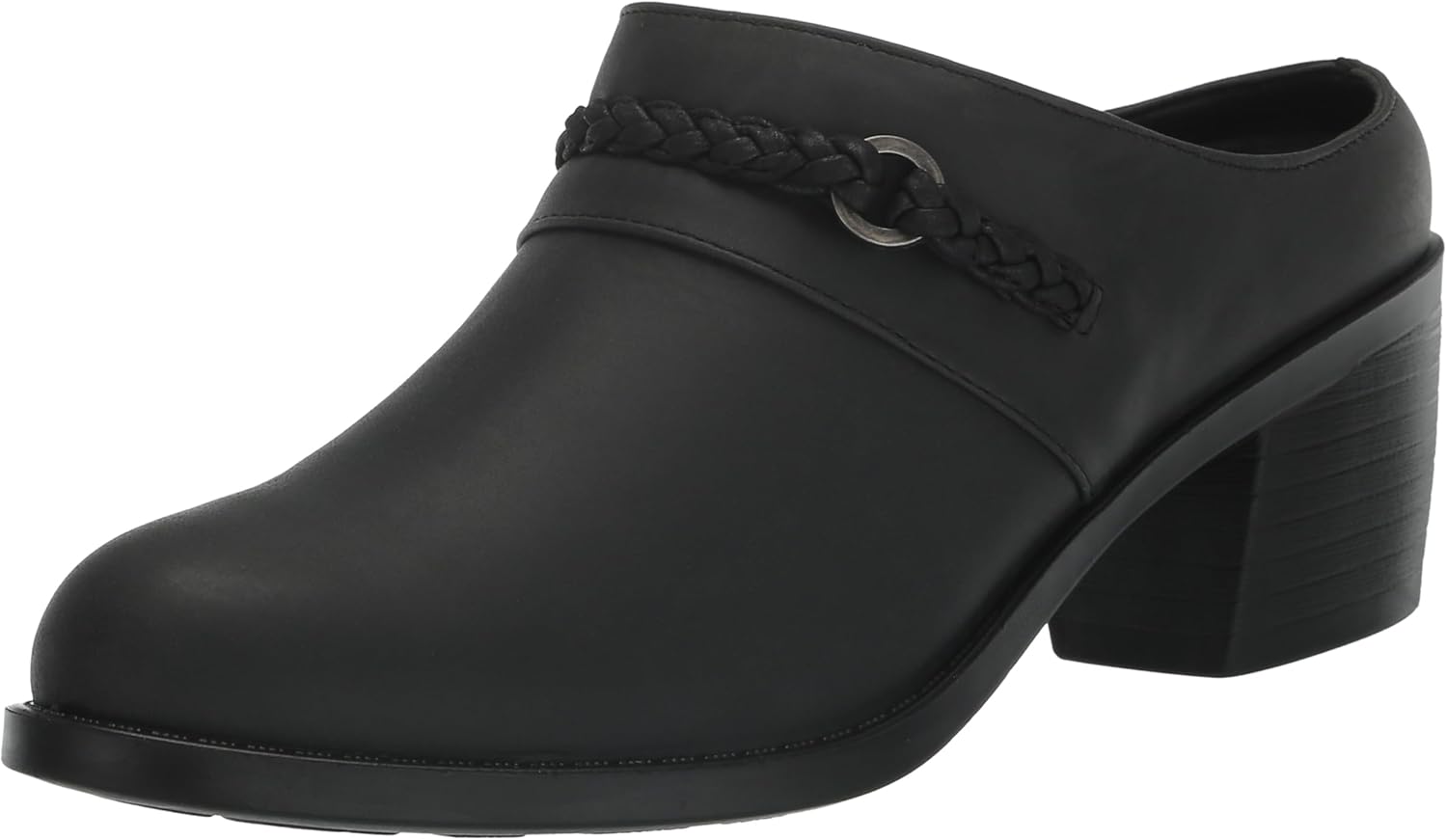 Easy Street Women's Gilly Mule, Black, 10 Wide