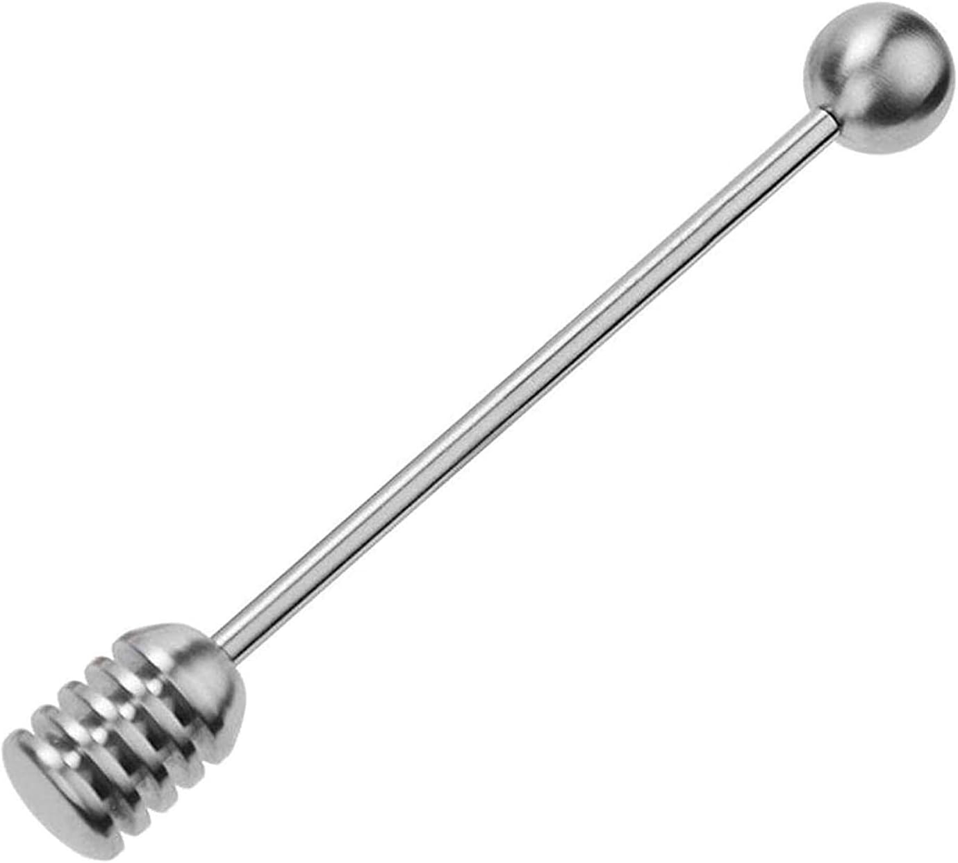 Honey Dipper Sticks,Solid Stainless Steel Honey and Syrup Dipper Stick