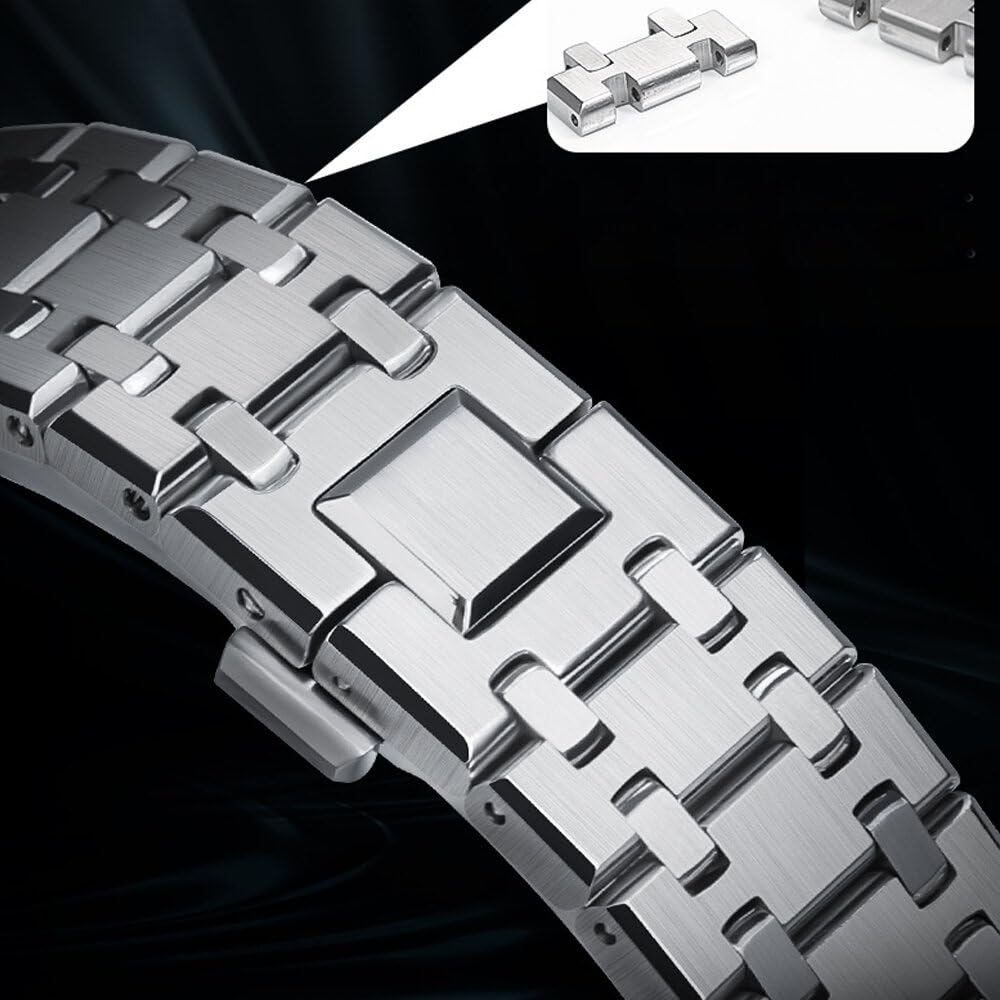 Pasek ze stali nierdzewnej do zegarka Samsung Ultra 47mm pasek metalowa klamra motylkowa biznesowa opaska na nadgarstek do zegarka Samsung Galaxy Ultra opaski do zegarków