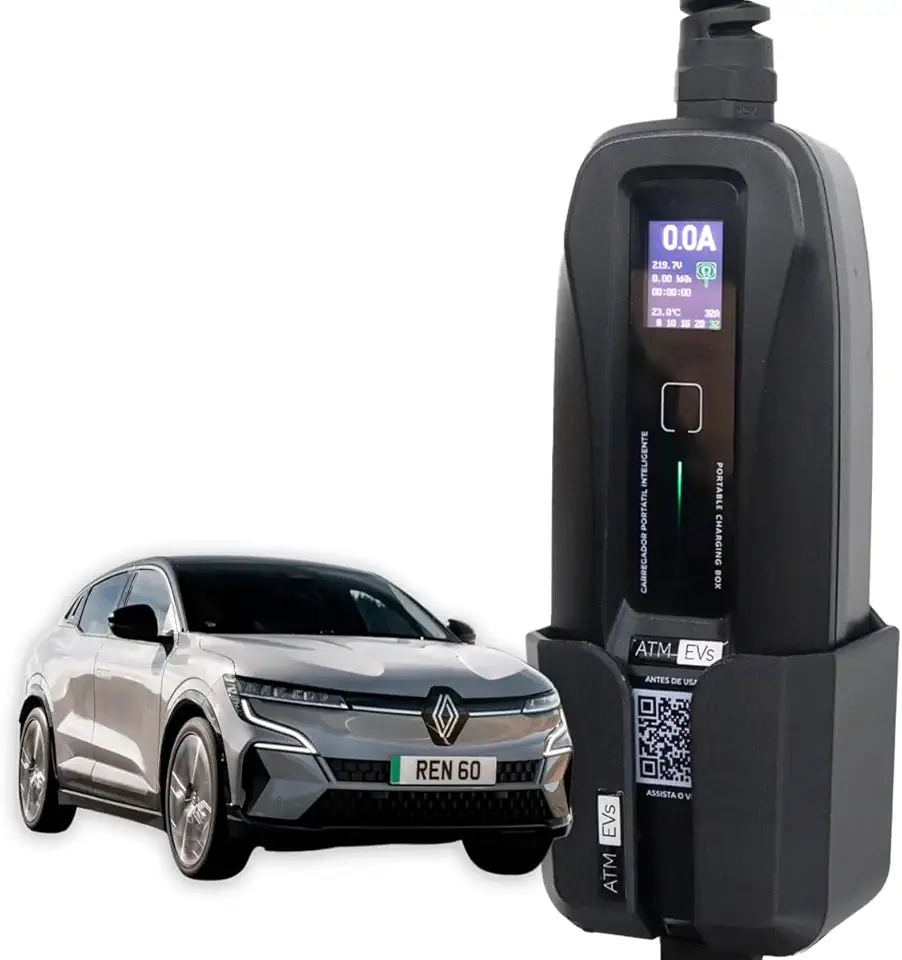 Carregador Portátil para Carro Renault Megane E-Tech | 7.2 kW T2 ATM Ultraflex