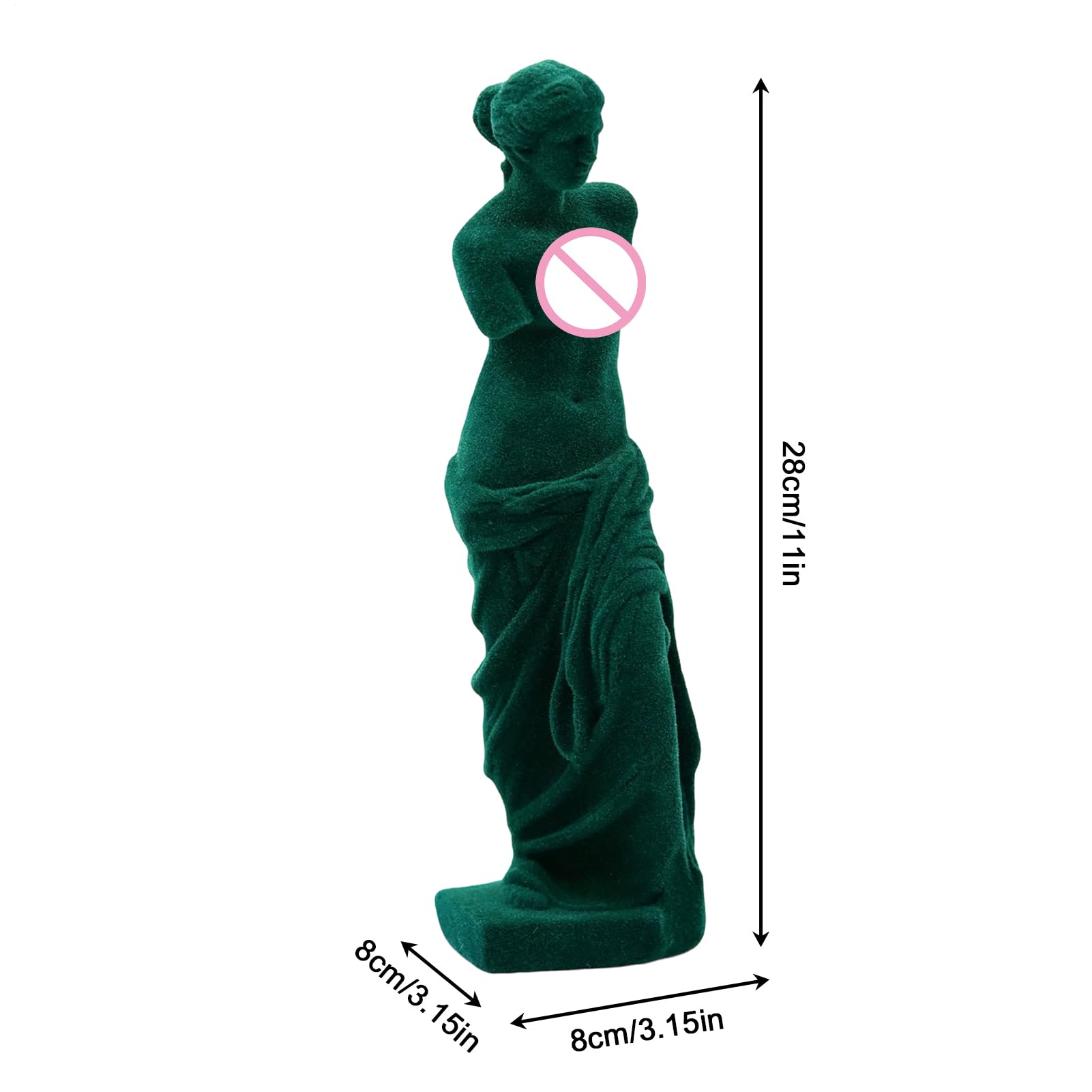 Grecki posąg – 28 cm estetyczna nowoczesna rzeźba renesansowa, estetyczna statuetka popiersie, figurki kolekcjonerskie, do domu, sypialni, salonu, biura, mieszkania, przedpokoju, ogrodu na zewnątrz