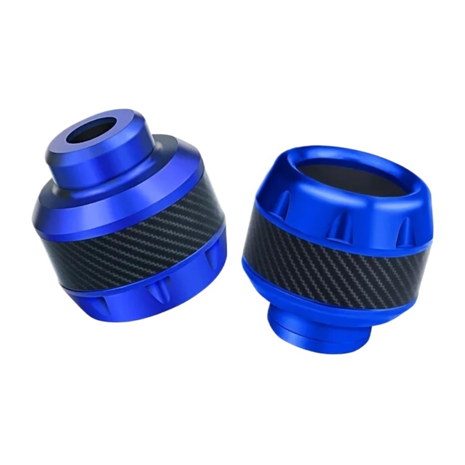 ZHAUPMCB Frame Sliders 2x Motorcycle Front Fork Frame Slider Crash Engine Protector Aluminum Universal Crash Pads(Blue)