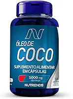 Nutrends Óleo De Coco Suplemento alimentar 1000Mg 120 Cápsulas