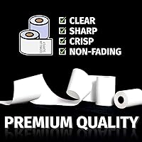 Vista 7 de (50) Rollos de papel térmico 2-1/4 X 63 Ingenico ICT 200 220 250 FD400 Vx520