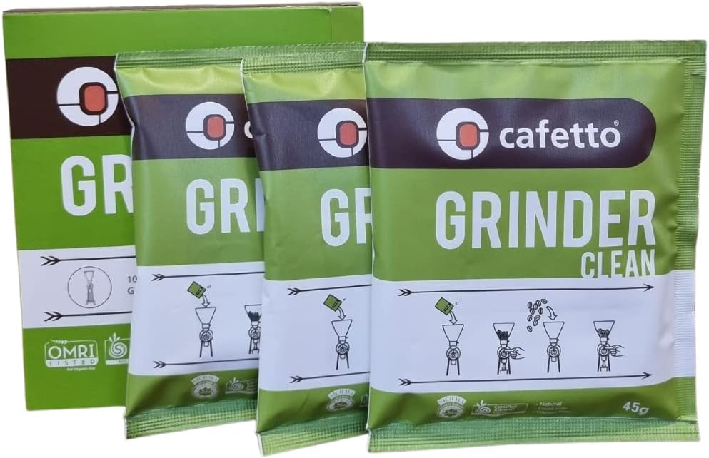 - Grinder Clean 100% Natural Coffee Grinder Cleaner, 3 x 45g