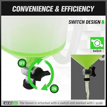 Bundled Products-2 Items: Coolant Funnel Kit & 500cc Fluid Extractor