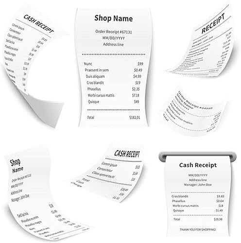 Miniatura 7 de Coopaty Papel de recibo térmico de 2 14 "x 50' para POS y caja registradora (100 rollos)