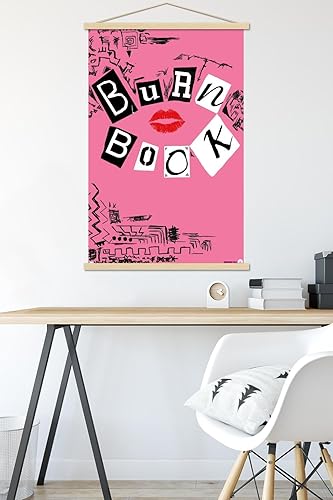 Vista 32 de Trends International Mean Girls - Burn Book Wall Poster, 22.37" x 34.00", Print and Black Hanger Bundle