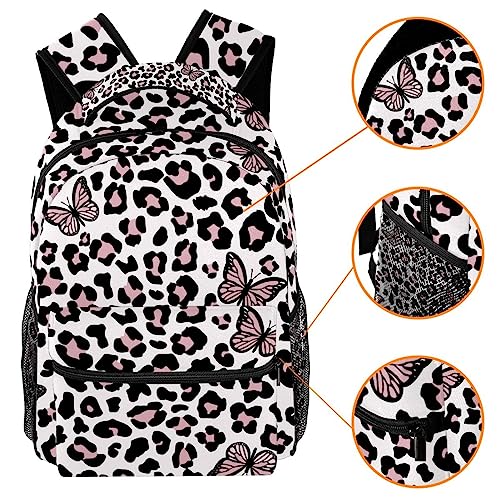 Sac à dos de voyage Campus papillons et léopard multicolore 40cm