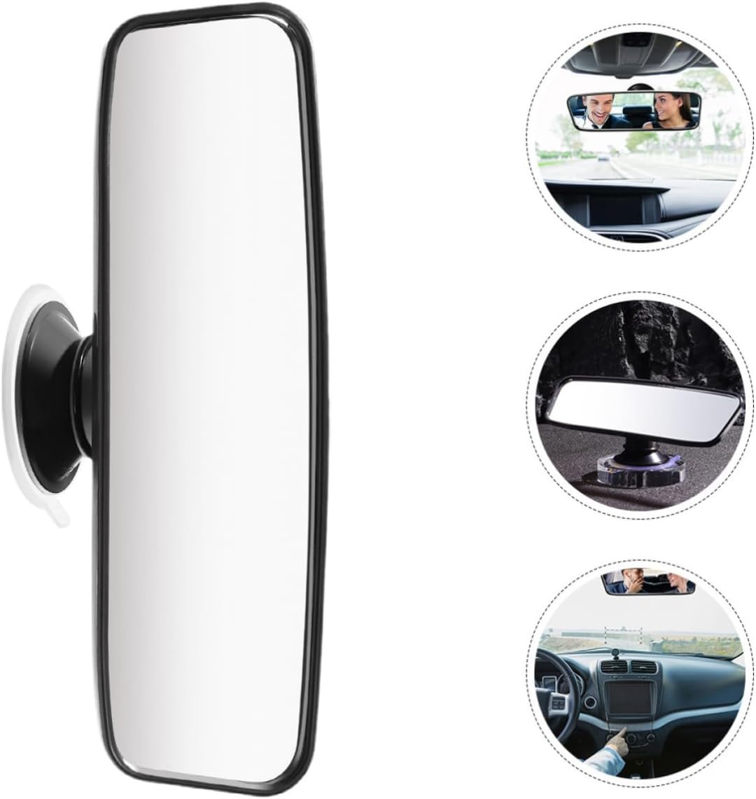 COLLBATH Car Mirror Easy to Install for Rear Facing Car Seat 2pcs High Definition Shatterproof Abs and Glass Mirror for Backseat Passengers and Viewing