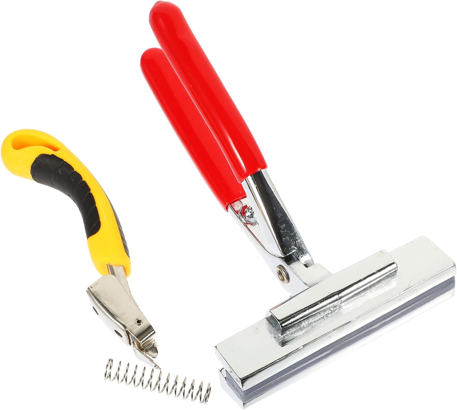 Homoyoyo 1 Set Heavy Duty Canvas Pliers and Staple Remover Tool for Painting Stretching Canvas Stretcher Pliers Spring Return Handle and Tack Puller for Upholstery Projects