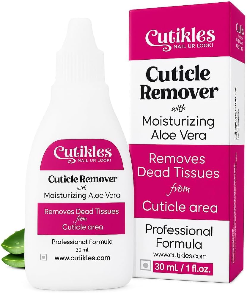 Cuticle Remover Gel. Quick-Action, No-Spill Professional Gel Formula Removes Dead Tissues from Cuticle Area Instantly. Moisturizing Aloe Vera protects & hydrates nails - 1 Fl Oz