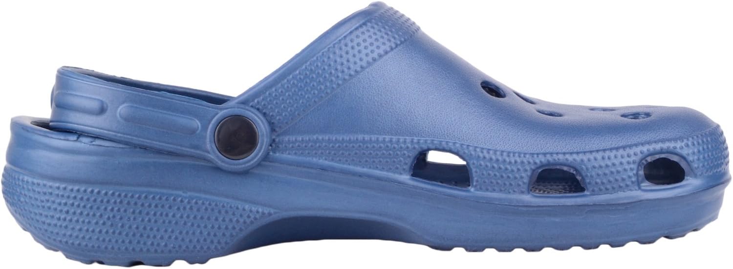 ABSOLUTE FOOTWEAR Mens Summer/Holiday/Beach/Pool Clogs/Mules/Sandals with Ankle Strap 5 61ydIIykqiL. AC SL1500