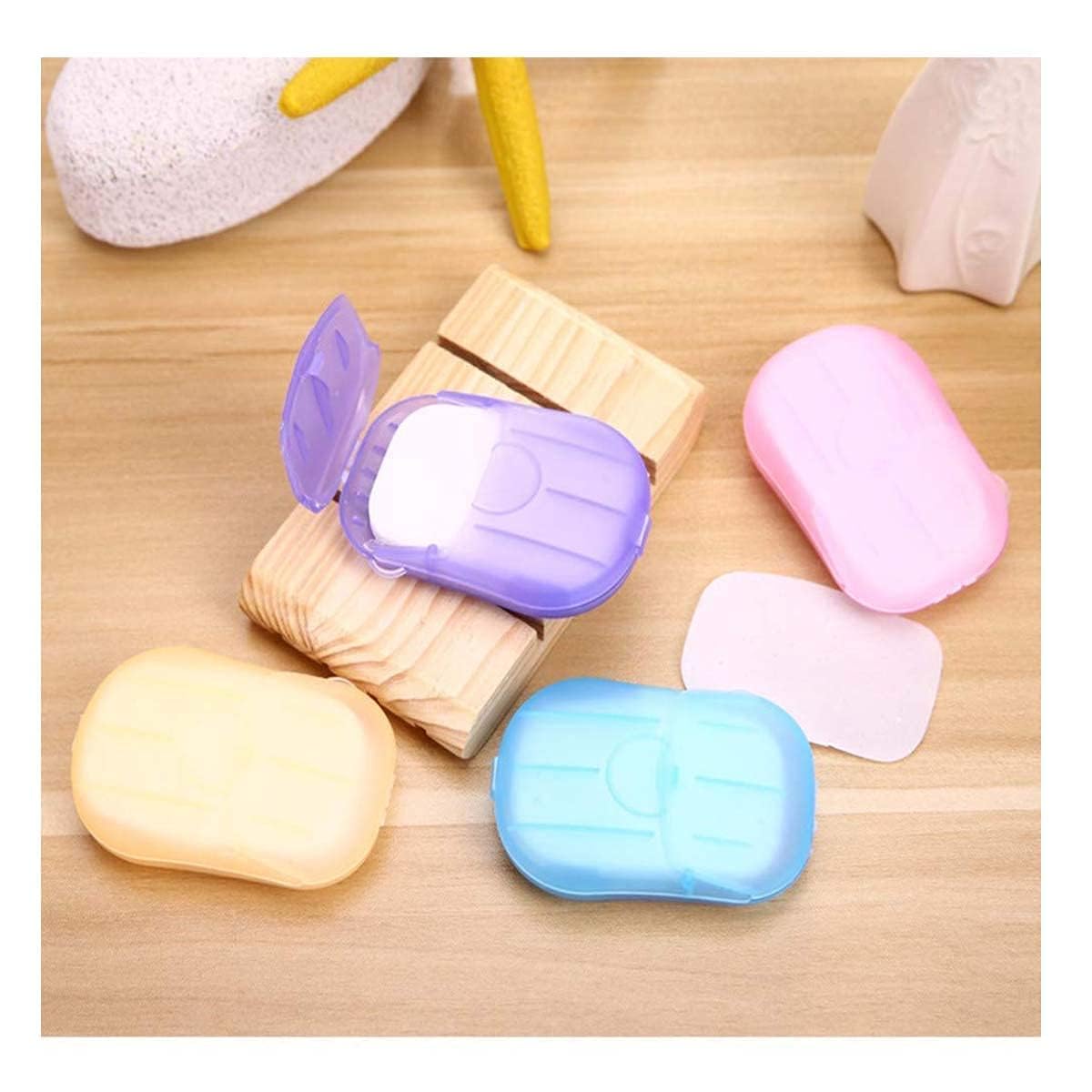 Multipurpose Paper Soap Tube | Disposable Mini Scented Soap Sheets | Portable Flower Petals Bath Flakes for Travel, Hand Wash & Hygiene | Easy to Use Travel Soap Bottle-image-7