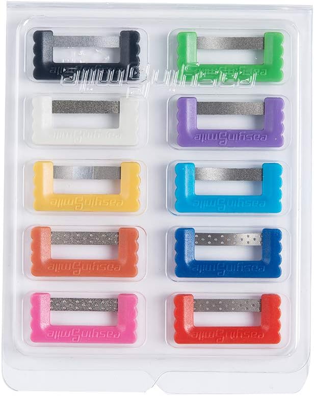 Dental Orthodontic Plus Strips Enamel Interproximal Reduction Kit 10Pc