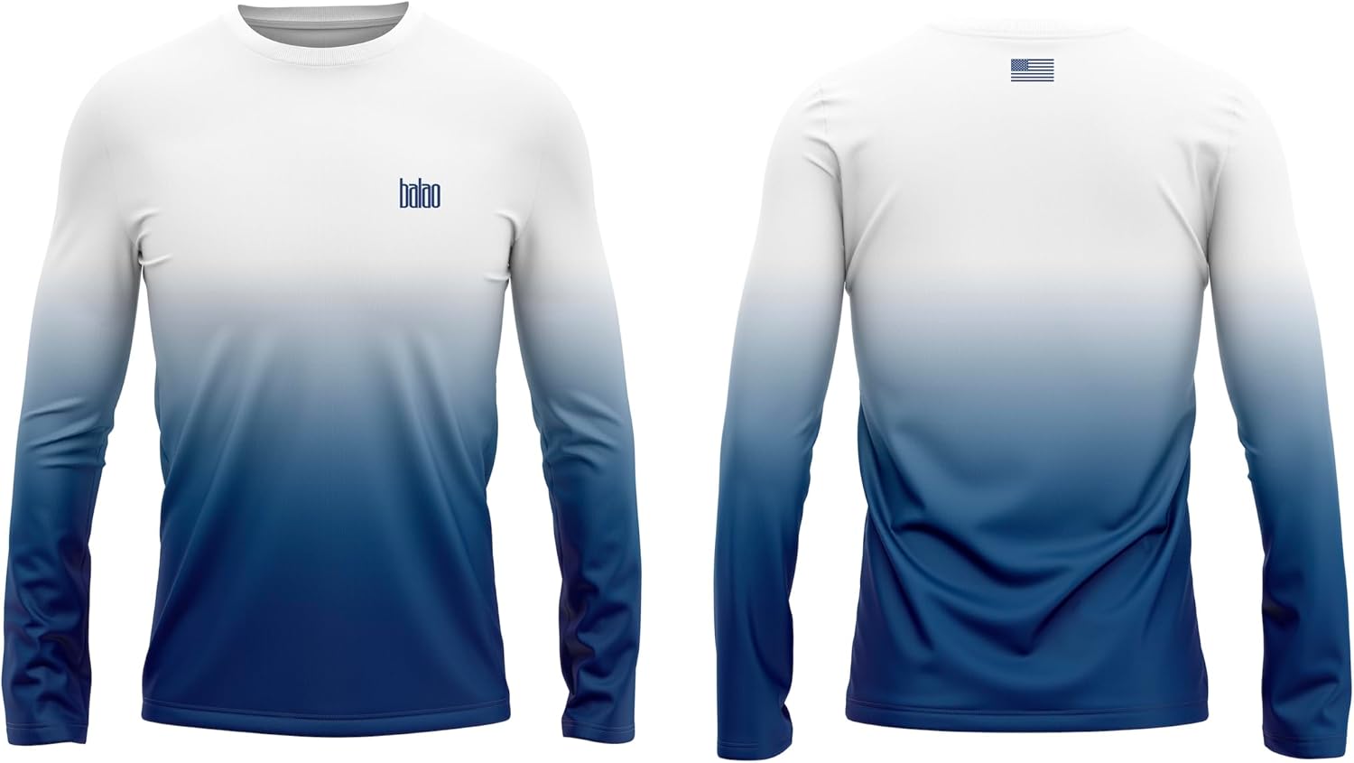 Made in USA Fishing Shirts for Men Long Sleeve Lightweight Dri Fit UPF 40+ Sun Protection Quick Dry Running Hiking Tshirts - Image 5