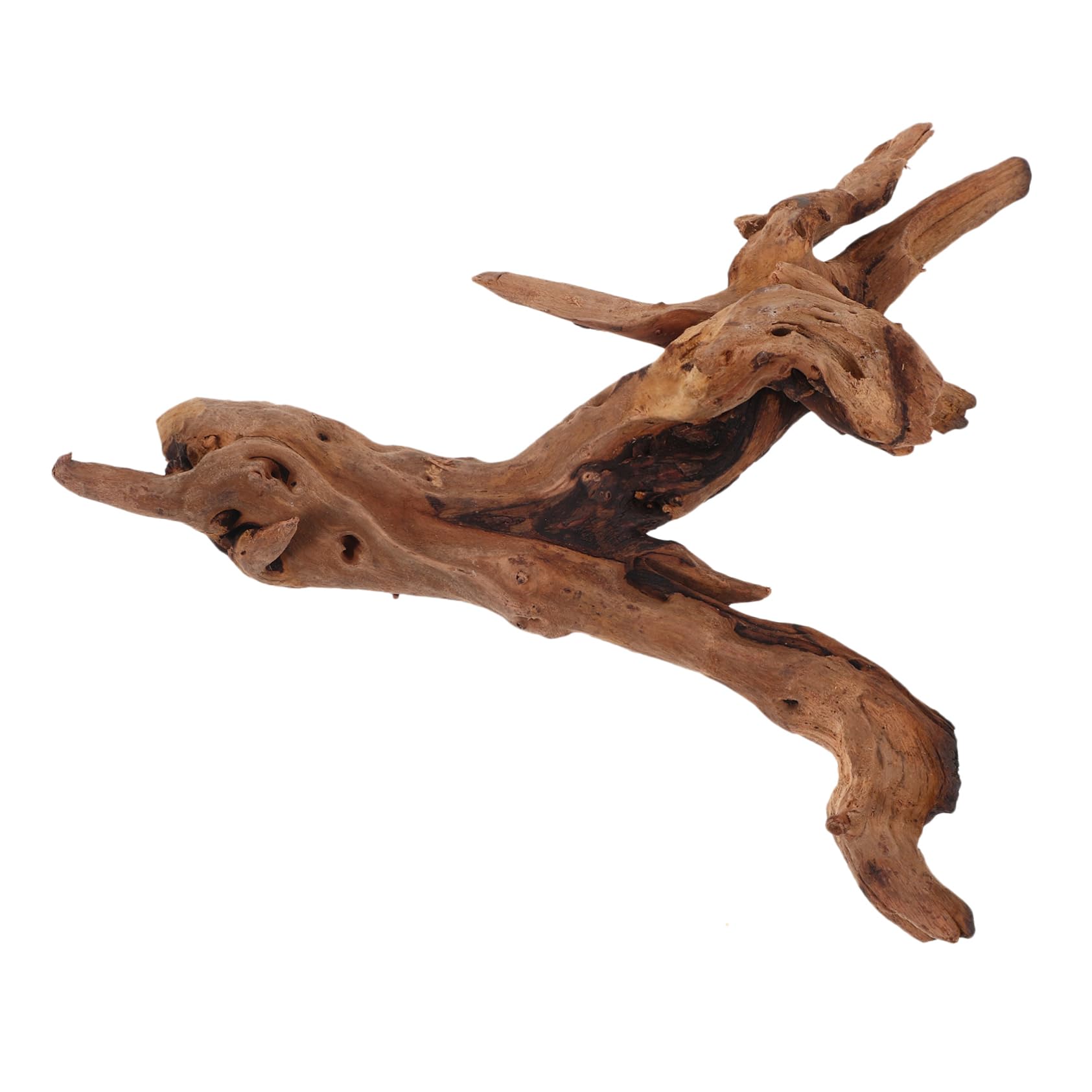 Abaodam Natural Dead-Wood Decor for Fish Tank Large Driftwood Aquatic Aquarium Decoration Random Shape (20-25cm)