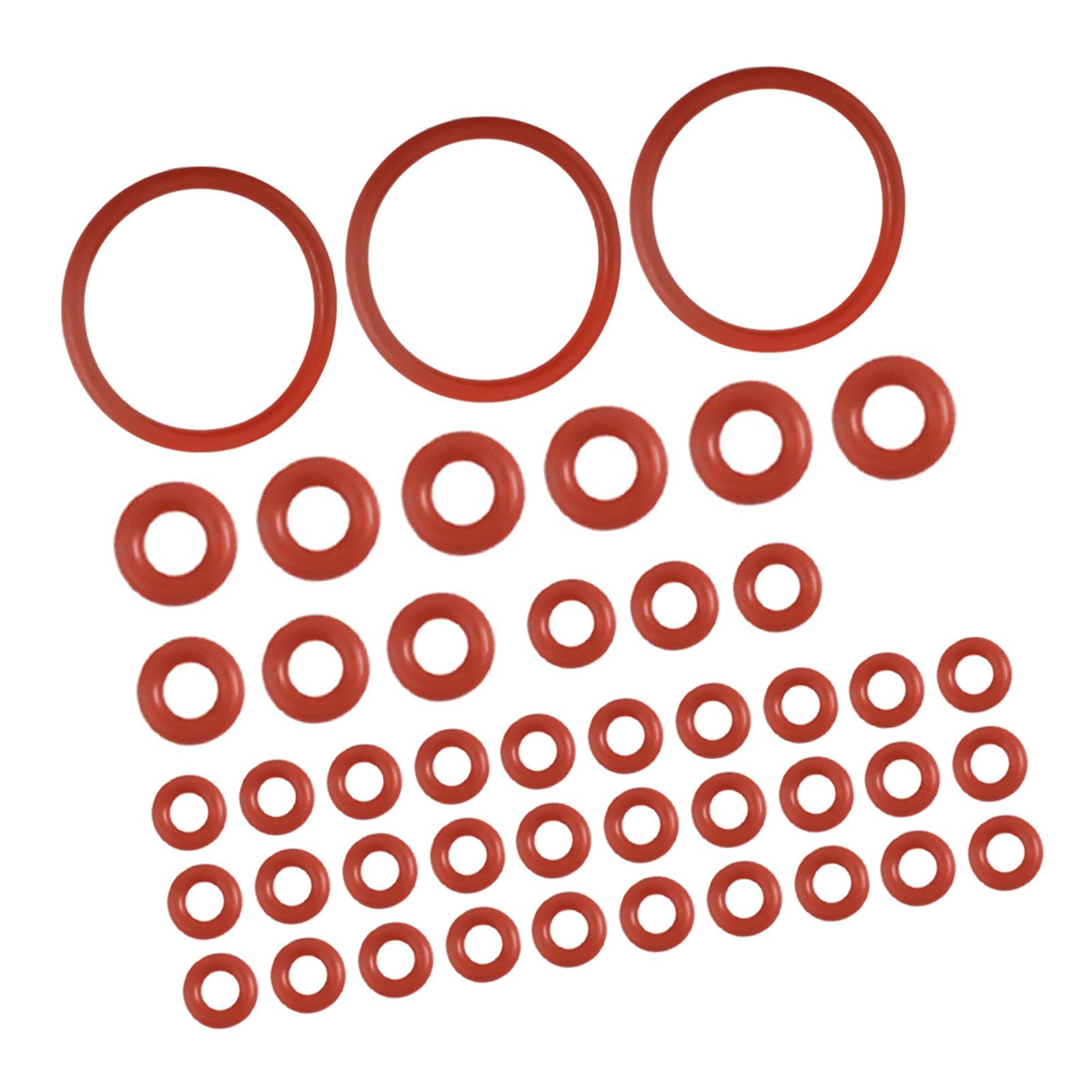 Msioytog 45Pcs Silicone O Rings Sealing Gasket Seals Maintenance Set Coffee Machine Gaskets Replacement Parts Sealing Gasket Replacement Seals Maintenance Set
