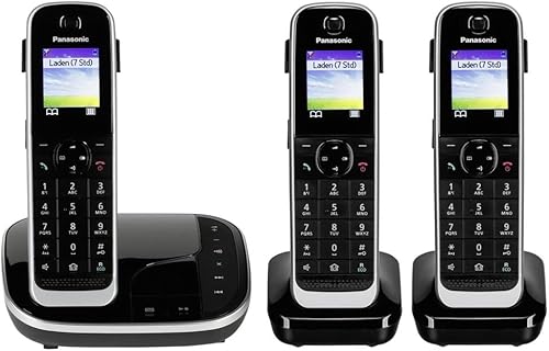 Panasonic KX-TGJ323GB Familien-Telefon mit Anrufbeantworter (schnurloses Telefon
