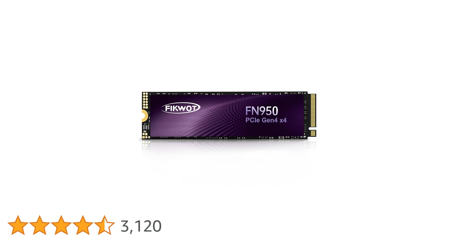 新品 2TB SDD FIKWOT FN950 M.2 PCIe4.0 NVMe Fikwot FN950 M.2 2280 SSD PCIe Gen4 x4