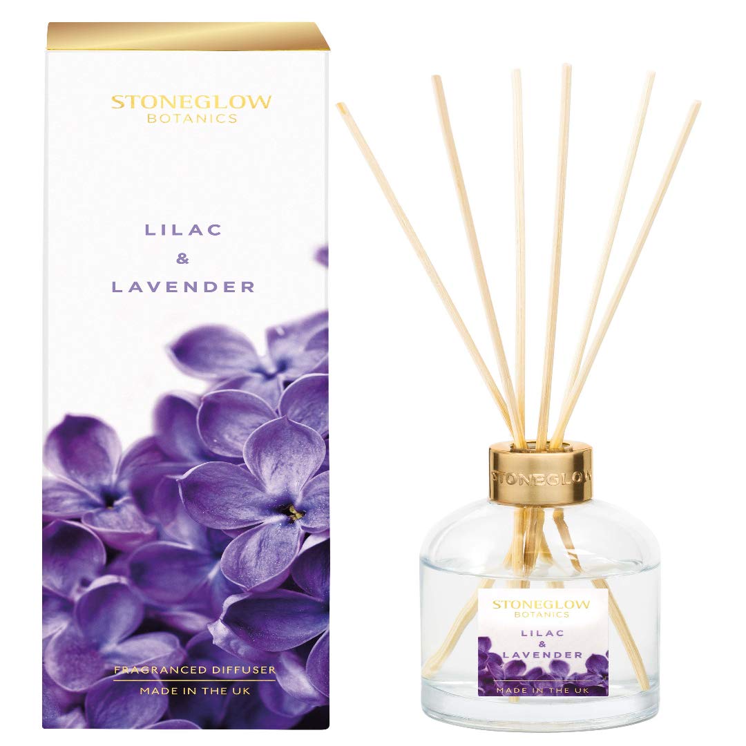 Stoneglow Purple Candles New Botanic - Lilac & Lavender Diffuser 150 Ml