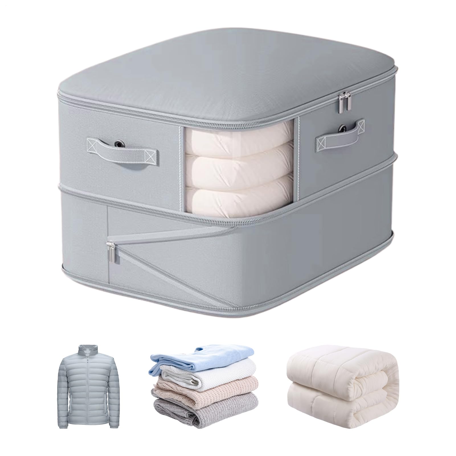 Organizer Auto-Compressione Tote 2 Per Abbigliamento Trapunte Materassi | Organizer Da Viaggio A Compressione Per Casa Viaggi Armadi Dormitori Camper Matrimonio Piumino Cuscino