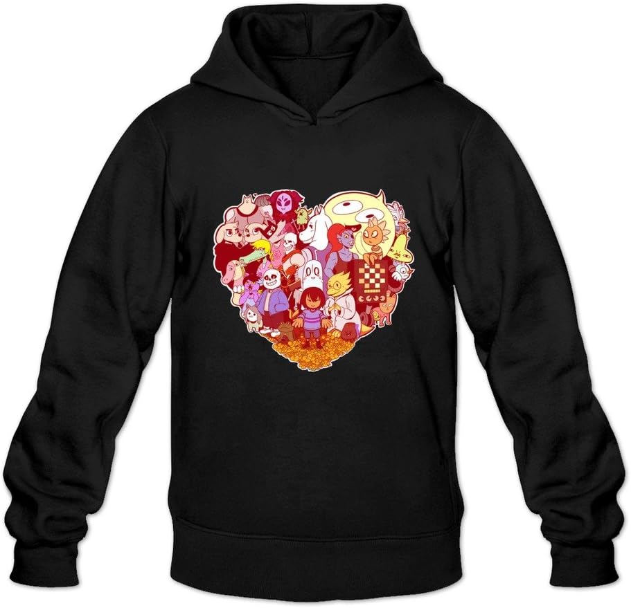 IHoo Men Undertale Illuminati Hoodie Black L