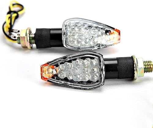INNOGLOW 2 focos LED direccionales, luces parpadeantes ámbar, aptas para motocicletas Choppers, Cruisers, Touring