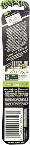Miniatura 2 de Cepillo de dientes de cerdas medianas de mango estándar Woobamboo 0.6 onzas