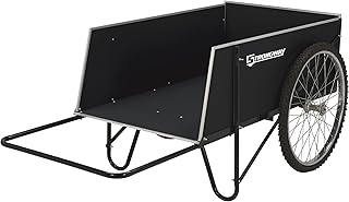 Strongway Garden Cart - 400-lb. Capacity, 14 Cu. Ft. 48in.L x 29in.W