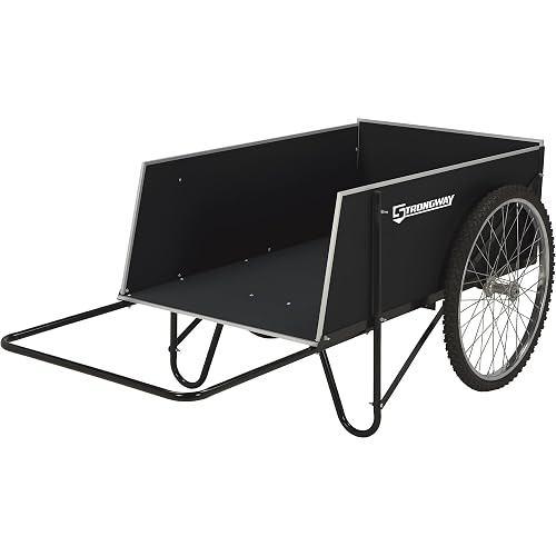 Strongway Garden Cart, 400-Lb. Capacity, 48in., 14 Cu. Ft. 48in.L