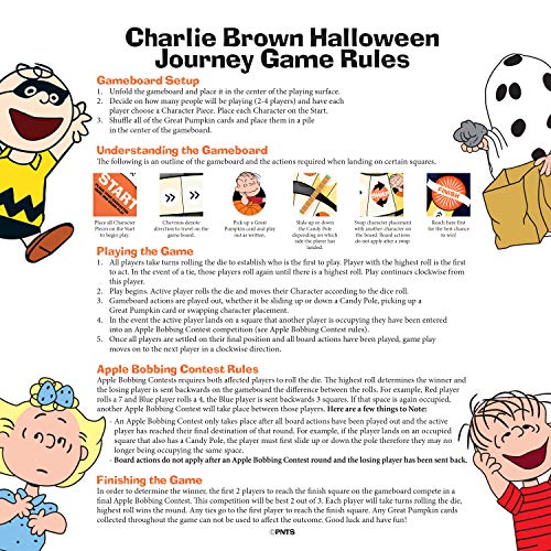 Aquarius Peanuts Great Pumpkin Board Game - Peanuts Themed Board Game - Fun Family Holiday Gift For Kids & Adults - Officially Licensed Peanuts Comics & Show Merchandise & Collectibles #TOP5