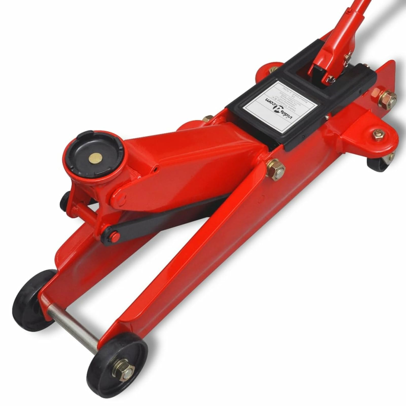 Hydraulischer Wagenheber mit niedriger Aufnahme 3 Tonnen rot, Rangierwagenheber, Unterstellbock, Unterstellböcke, Autoheber