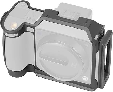 FALCAM Camera Cage for Hasselblad X2D X2D II, 6061 Aluminum Protective Cage with Modular Arca L-Plate, AirTag Compatible Slot, Lay-Flat Design, Multi-Point Mounting