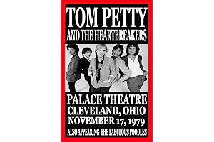 TOM PETTY & THE HEARTBREAKERS REPLICA CONCERT POSTER